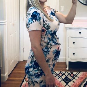 Floral Maternity Dress